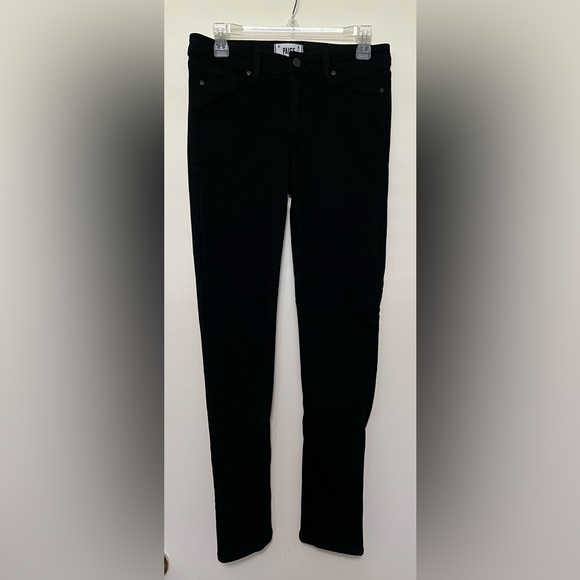 PAIGE Denim - Paige‎ Skyline Skinny Black Jeans - Size 29, Stretchy Mid-Rise Denim